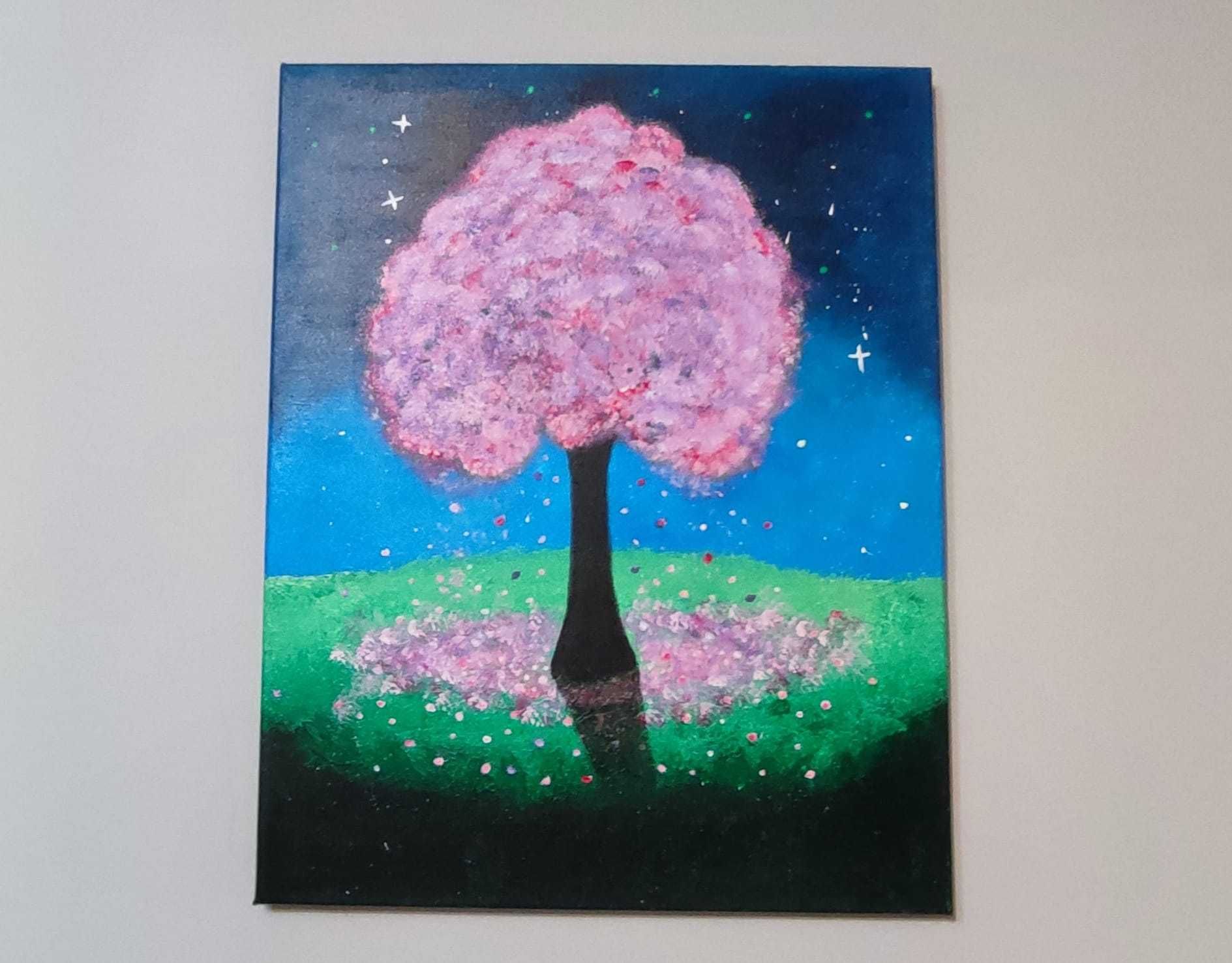 Obraz " Drzewo" akrylowy na płótnie 40x50 cm