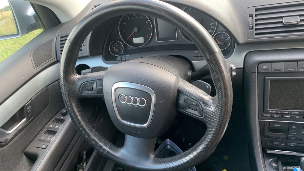 AUDI A3 8P A4 B7 A6 C6 A8 D3 kierownica multifunkcja SLINE skóra