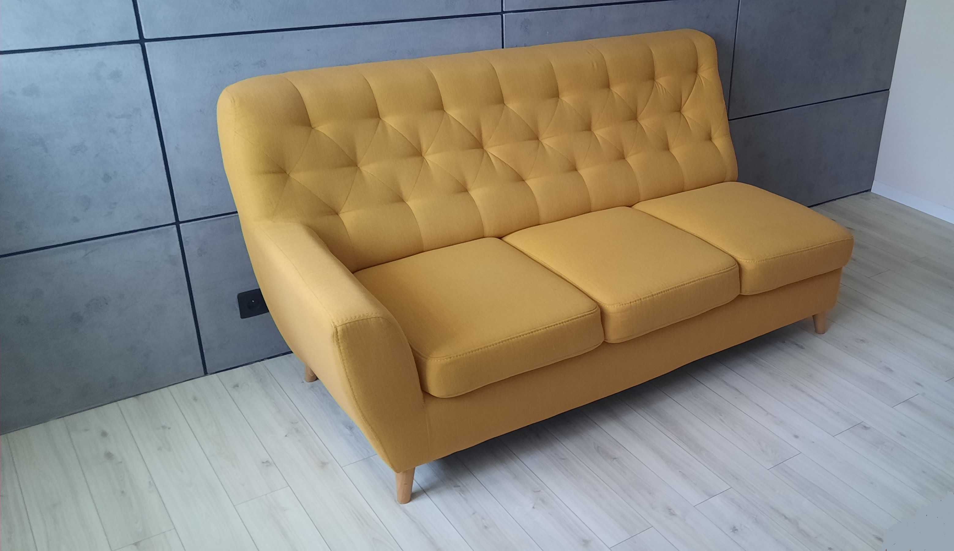 Sofa 3-osobowa w stylu skandynawskim, szezlong - sklep 3457 zł