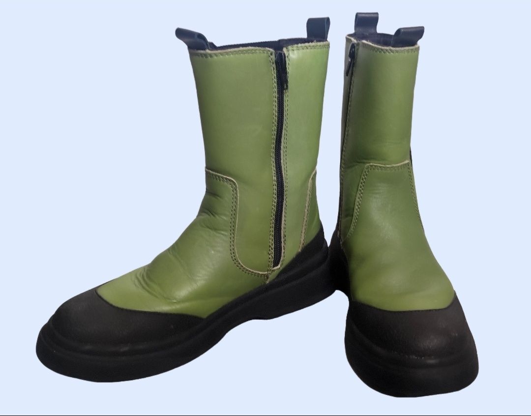 Botas verdes Zara