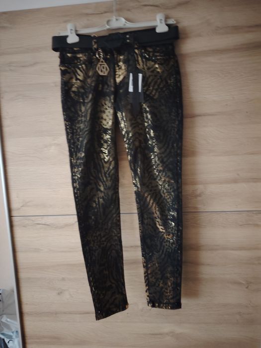 Spodnie damskie Puccihino w kolorze zebra