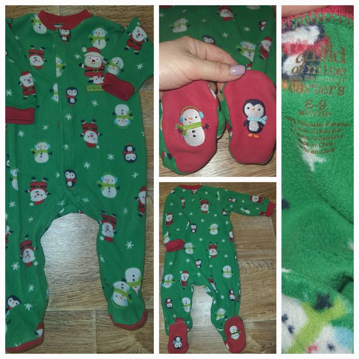 Продаю флісові чоловічки "Carter's", "Disney" 6-9 місяців