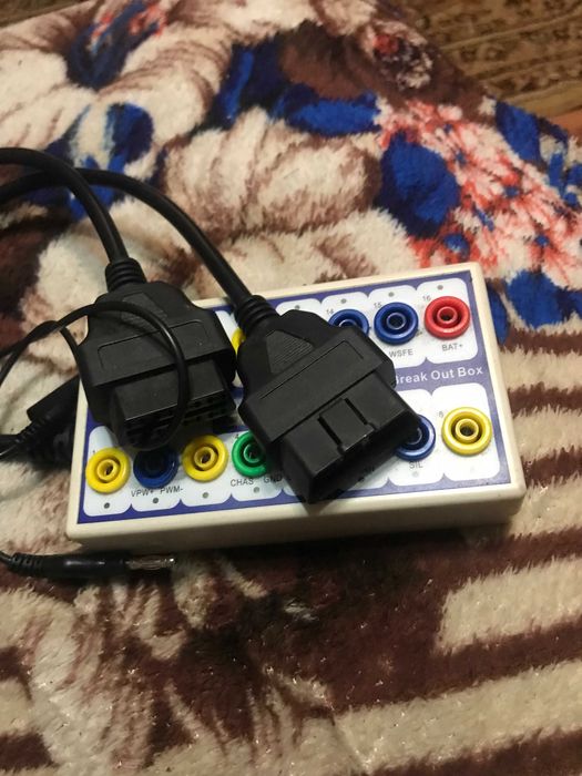 Тестер OBD2 Break Out Box (мониторинг протоколов)