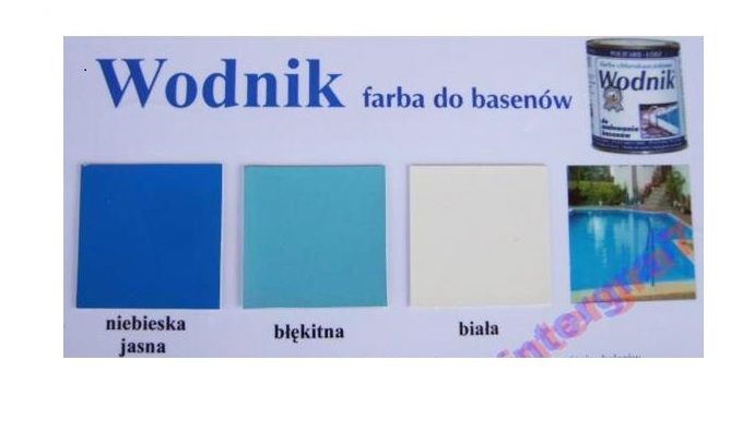 FARBA do Betonu,basenu,Błękit/Niebieski J. Oczka wodne Wodnik 10L.