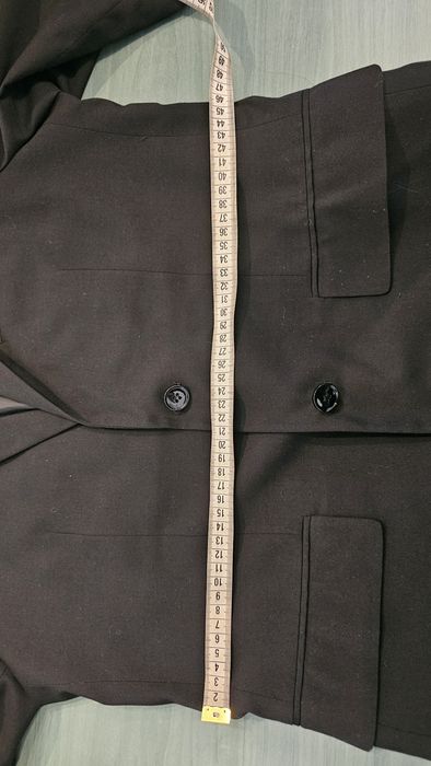 Marynarka męska "48" czarna H&M, slim, raz założona