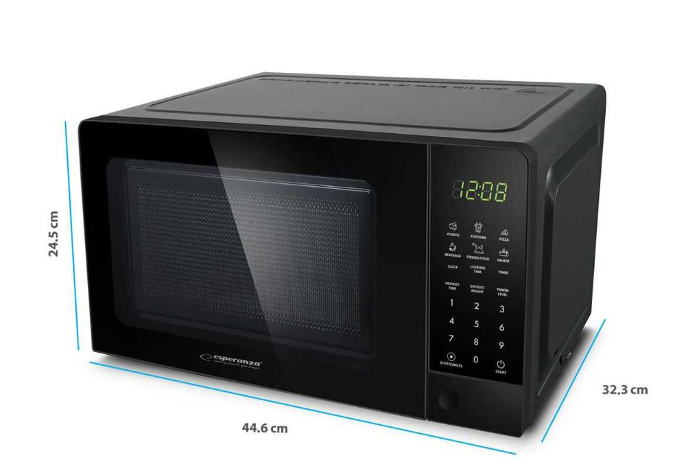 Nowa Kuchenka Mikrofalowa Esperanza 20L 700W Wolnostojąca - OKAZJA