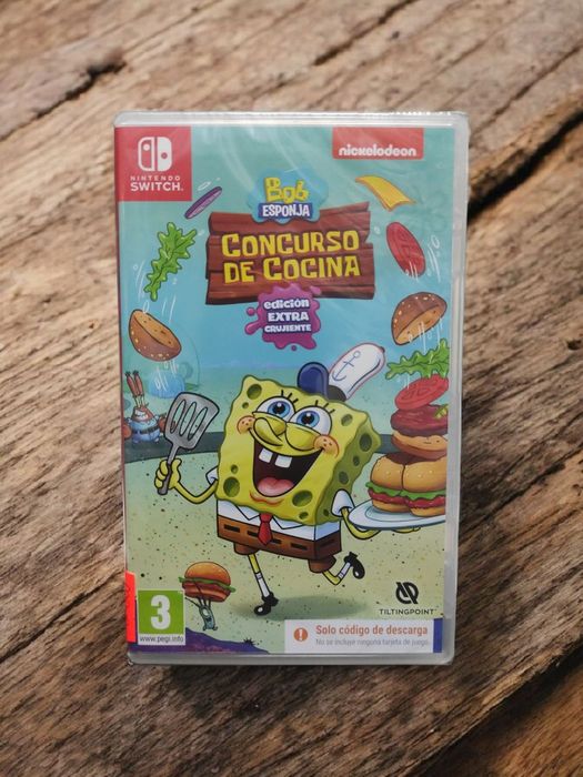 Na Lewara Gra Nintendo Switch Bob Esponja Concurso De Cocina Edicion E