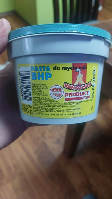 Pasta do mycia rąk bhp