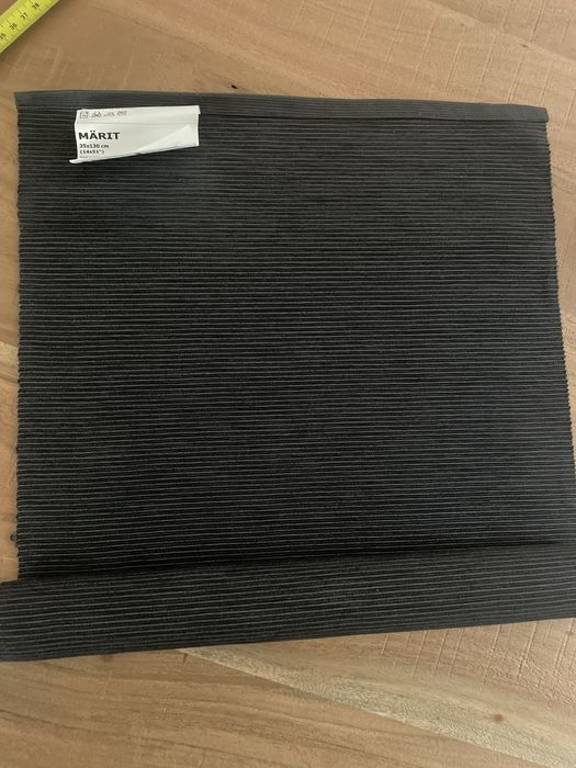 Bieżnik Ikea Marit 35x130 kolor ciemno szary