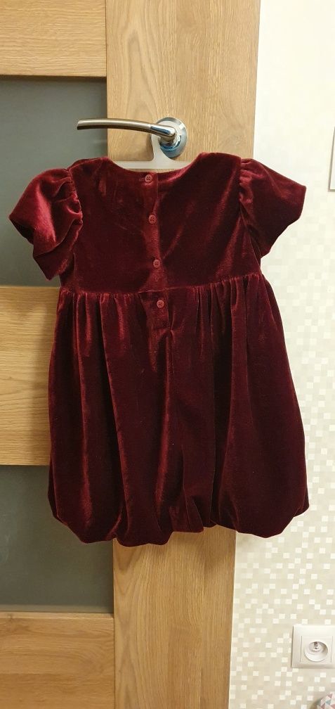 Sukienka dla dziewczynki 3-4 lata pluszowa