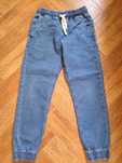 Spodnie jeansowe joggery chłopięce r.146