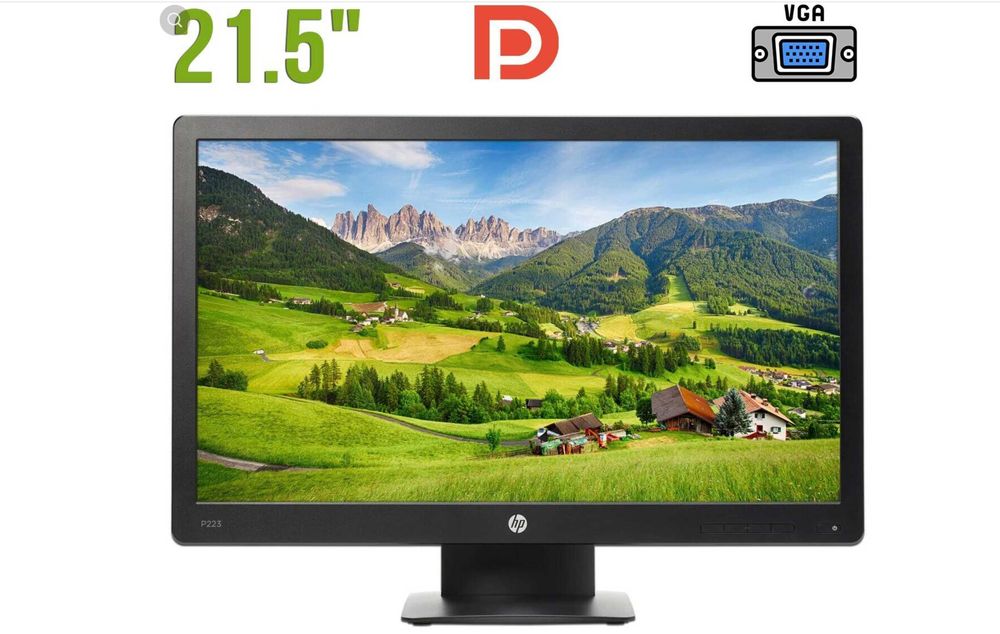 Монітор HP P223 монитор Full HD 1080 22 дюйма