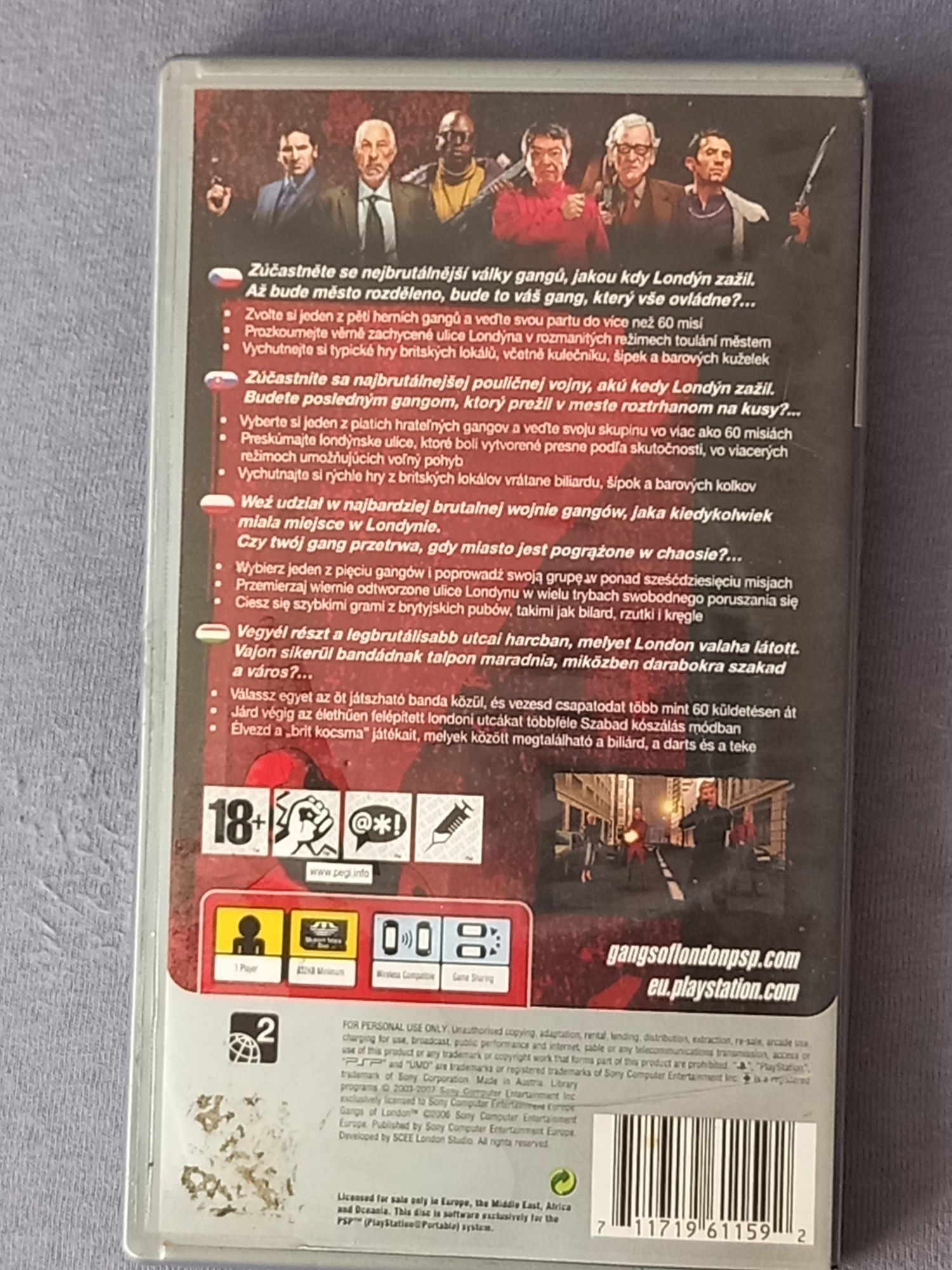 Gangs of London psp