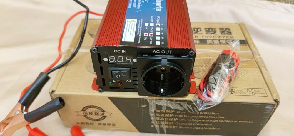 Інвертор 12-220в чиста синусоїда  ідеально підходить для газов