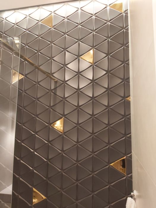 Płytki ZYX EVOKE Czarne trójwymiarowe