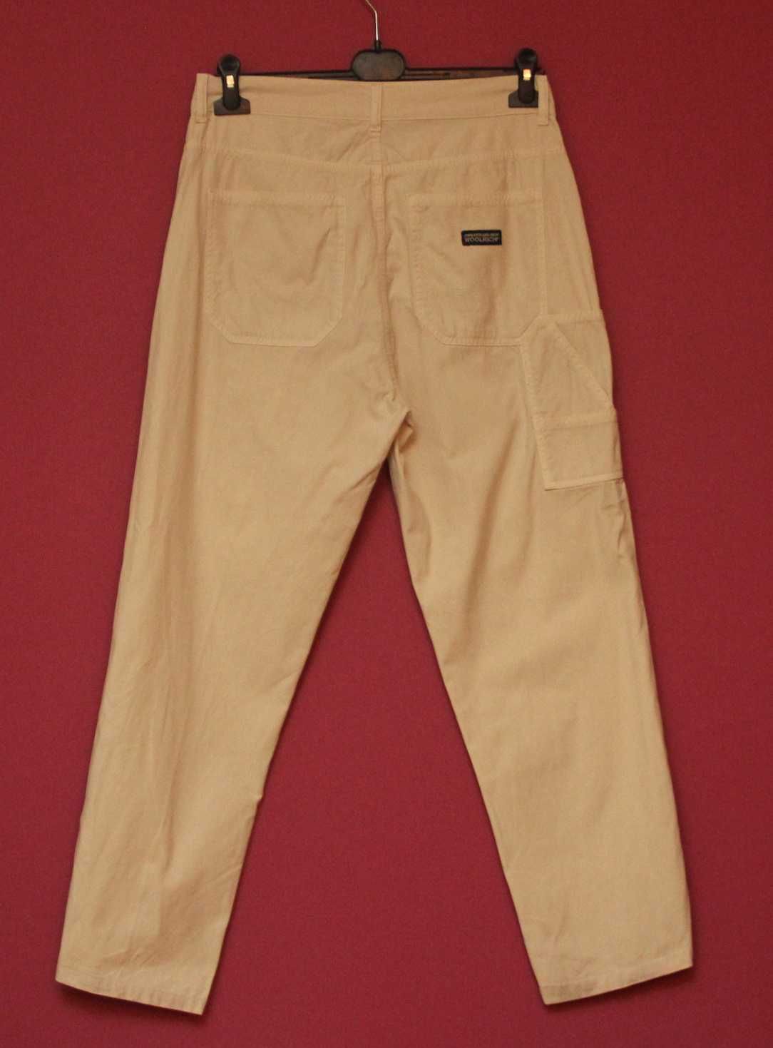 Woolrich carpenter pants рр 30 garment dyed брюки из хлопка Italy