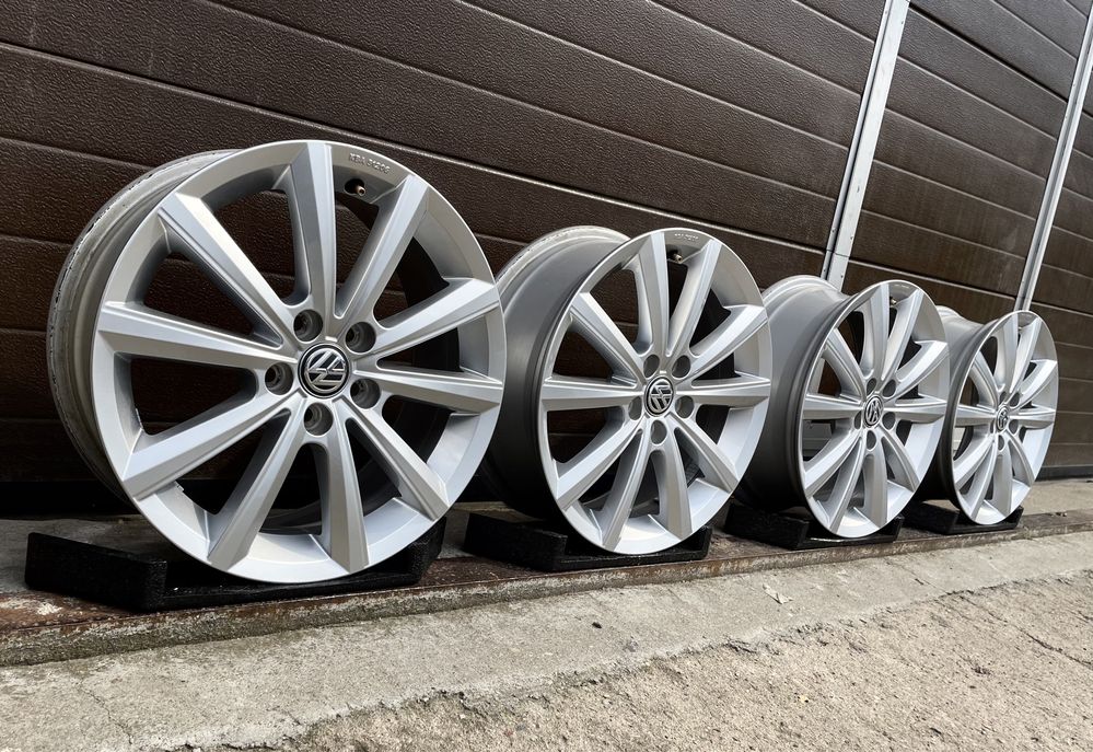 4x felgi aluminiowe 5x100 r16 et45 6J Alufelgi Oryginalne Volkswagen