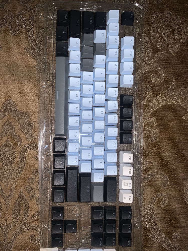 Набір PBT+ ABS кейкапів Hator+ Dark Project