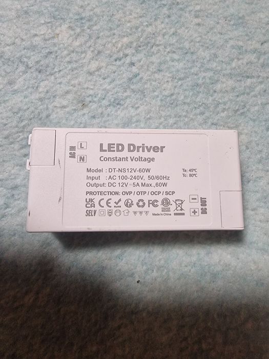 Led driver zasilacz led 12v-60W