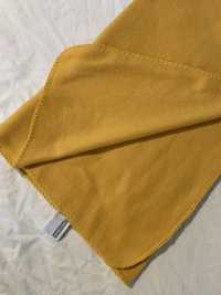 Флисовый плед, желтое покрывало 180*125 см