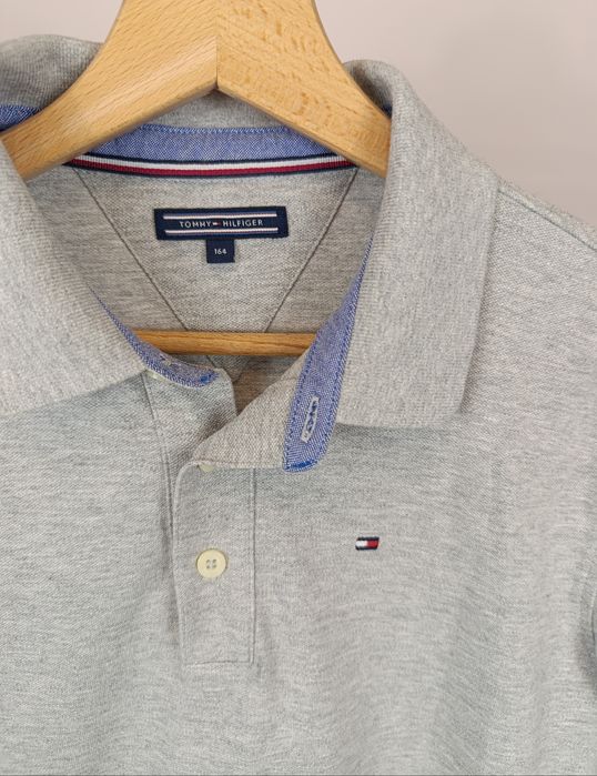 Tommy Hilfiger męska koszulka polo polówka sportowa r.S bawełna