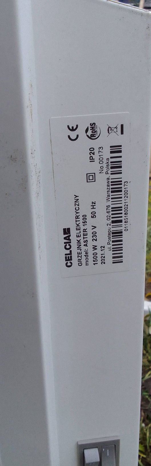 Grzejnik elektryczny Aster 1500
