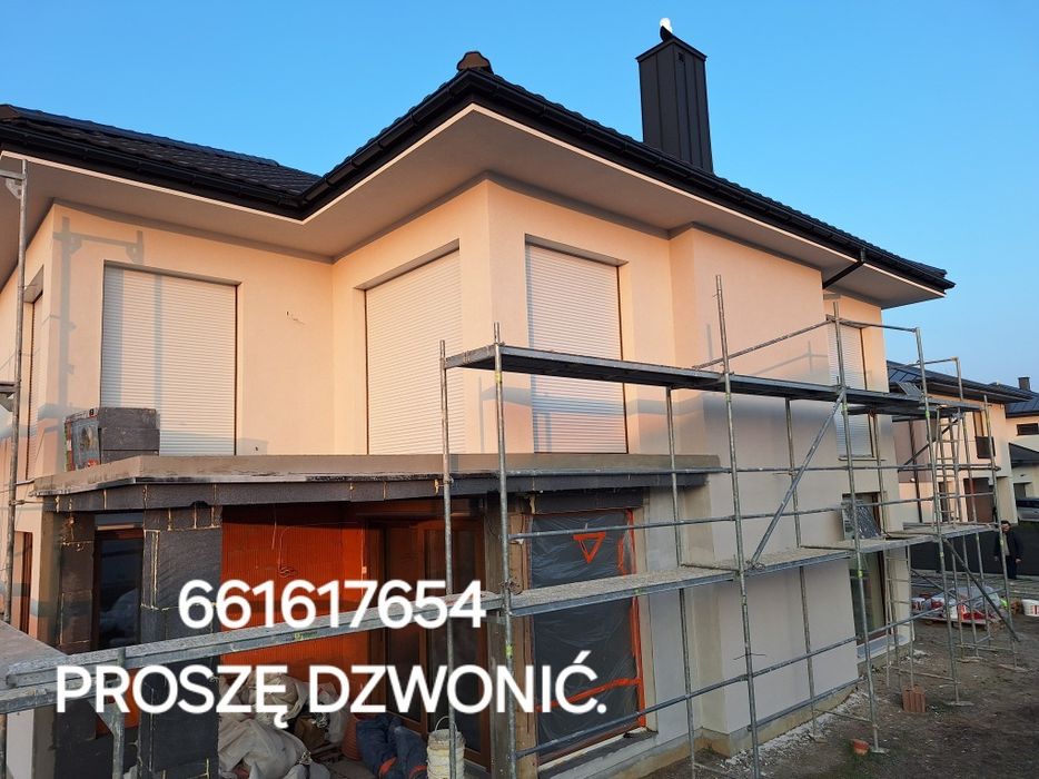 ELEWACJA, Ocieplenie, Tynki Malowanie.