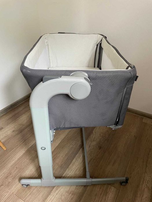 Łóżko Chicco NEXT2ME MAGIC MOON GREY+Karuzela+Projektor