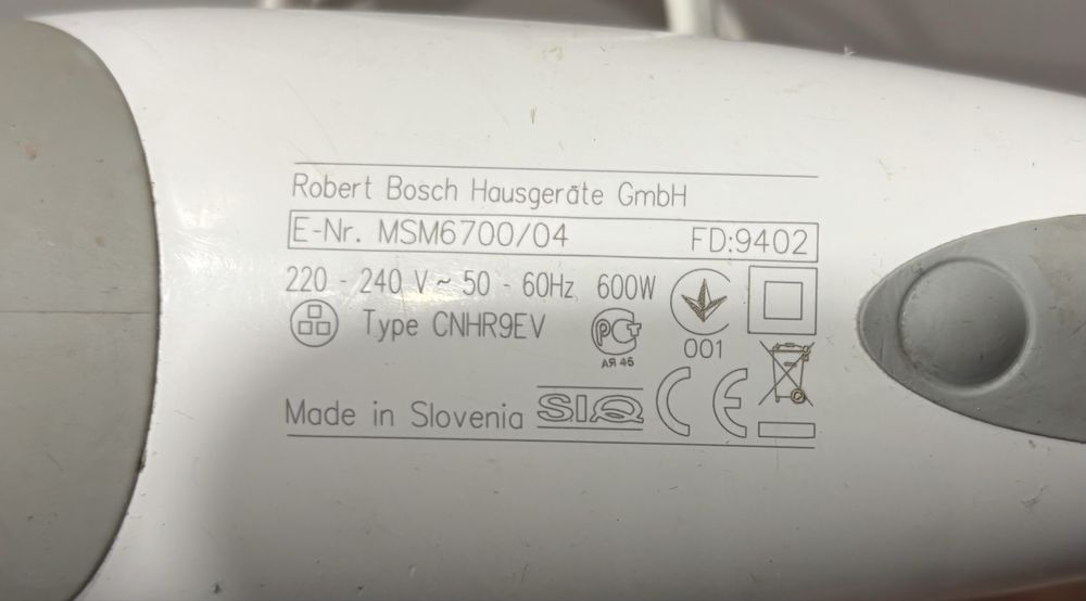 Блендер Bosch FD9402  600w