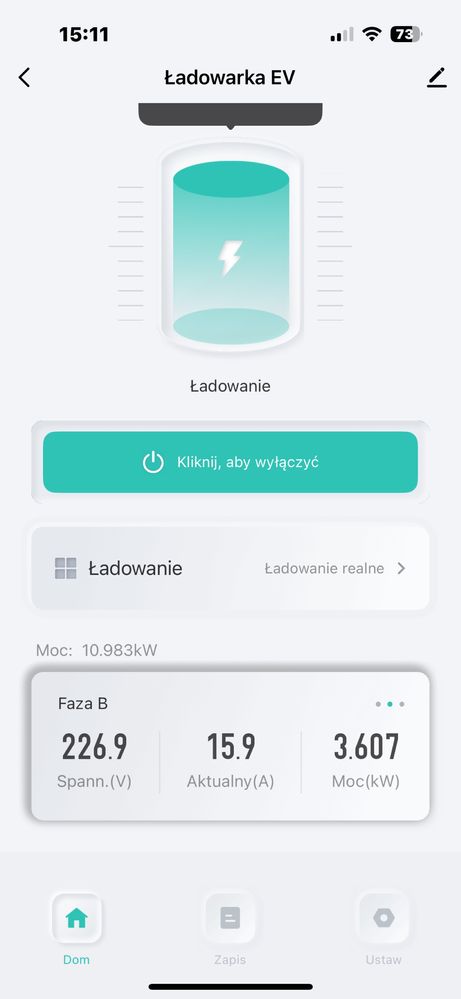 Stacja ładowania Wallbox 22KW 3-fazy TYP2 WIFIAplikacja Reg Mocy