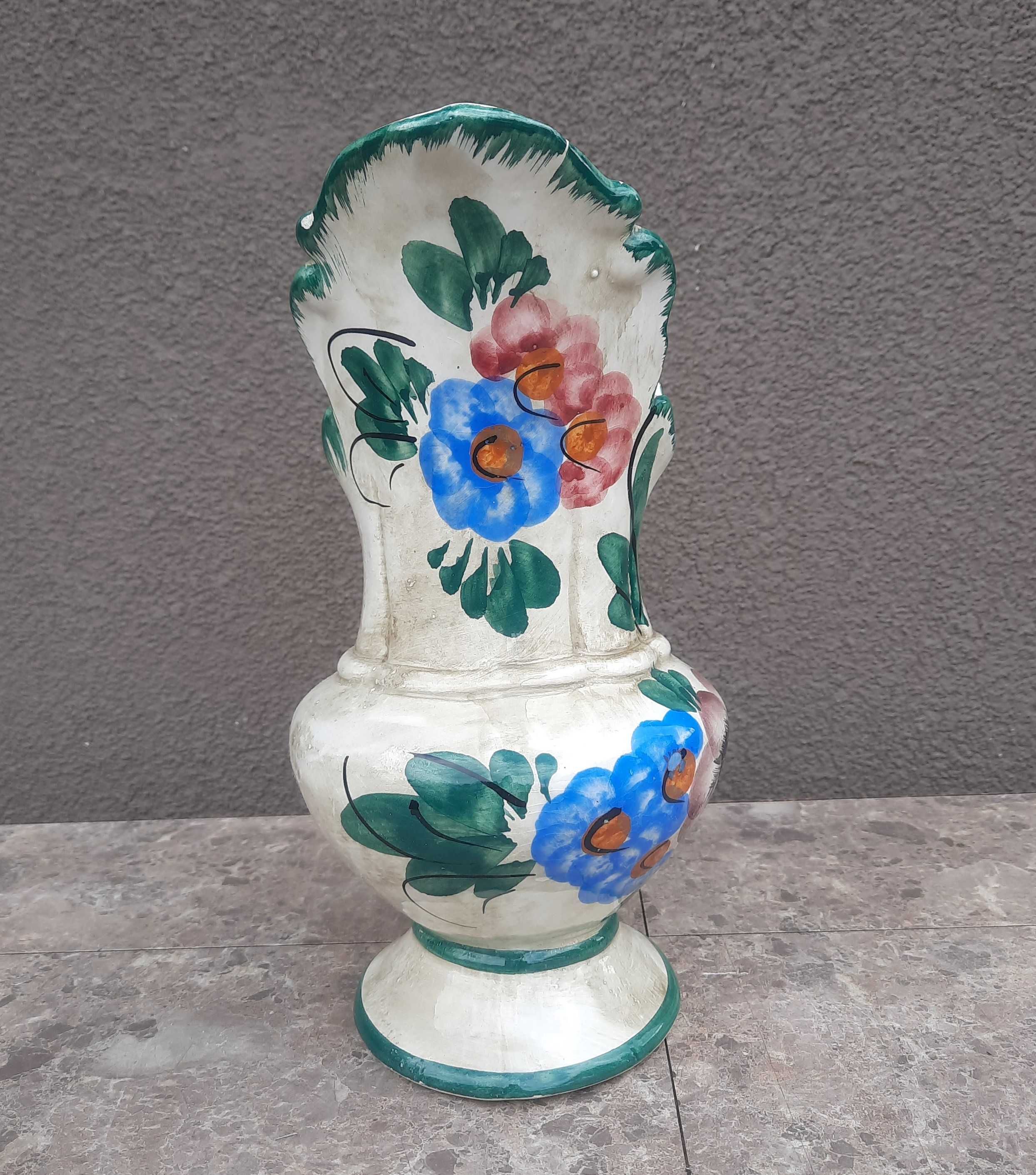 Ładny ceramiczny wazon dzban włoski 24cm