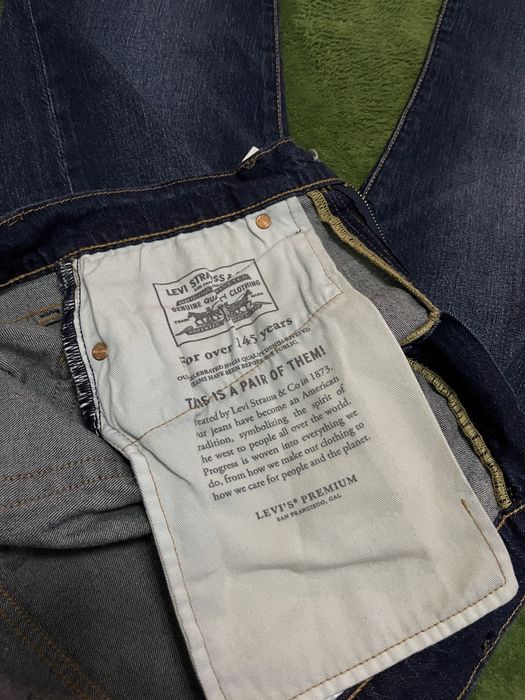 Оригинальные темно синие джинсы Levis 502 taper 30x32 читайте описание