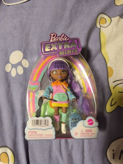 Лялька Барбі Екстра міні з фіолетовим волоссям Barbie Extra Minis Doll