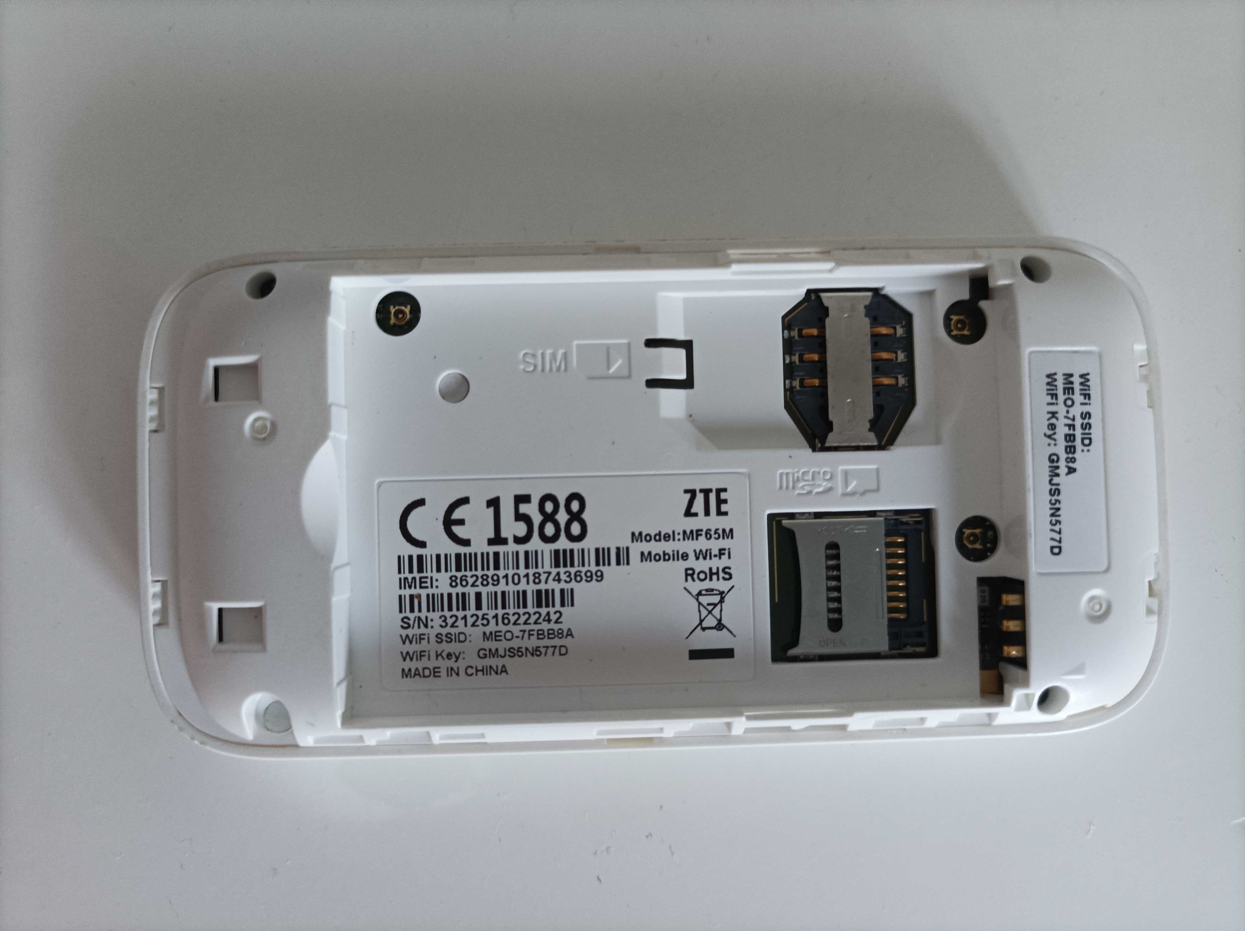 Router hotspot ZTE MF65M