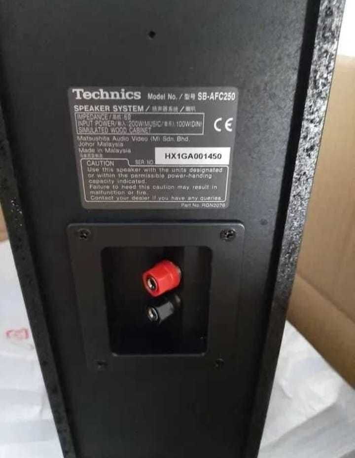 3 x Technics SB-AFC250 - Novas em caixa