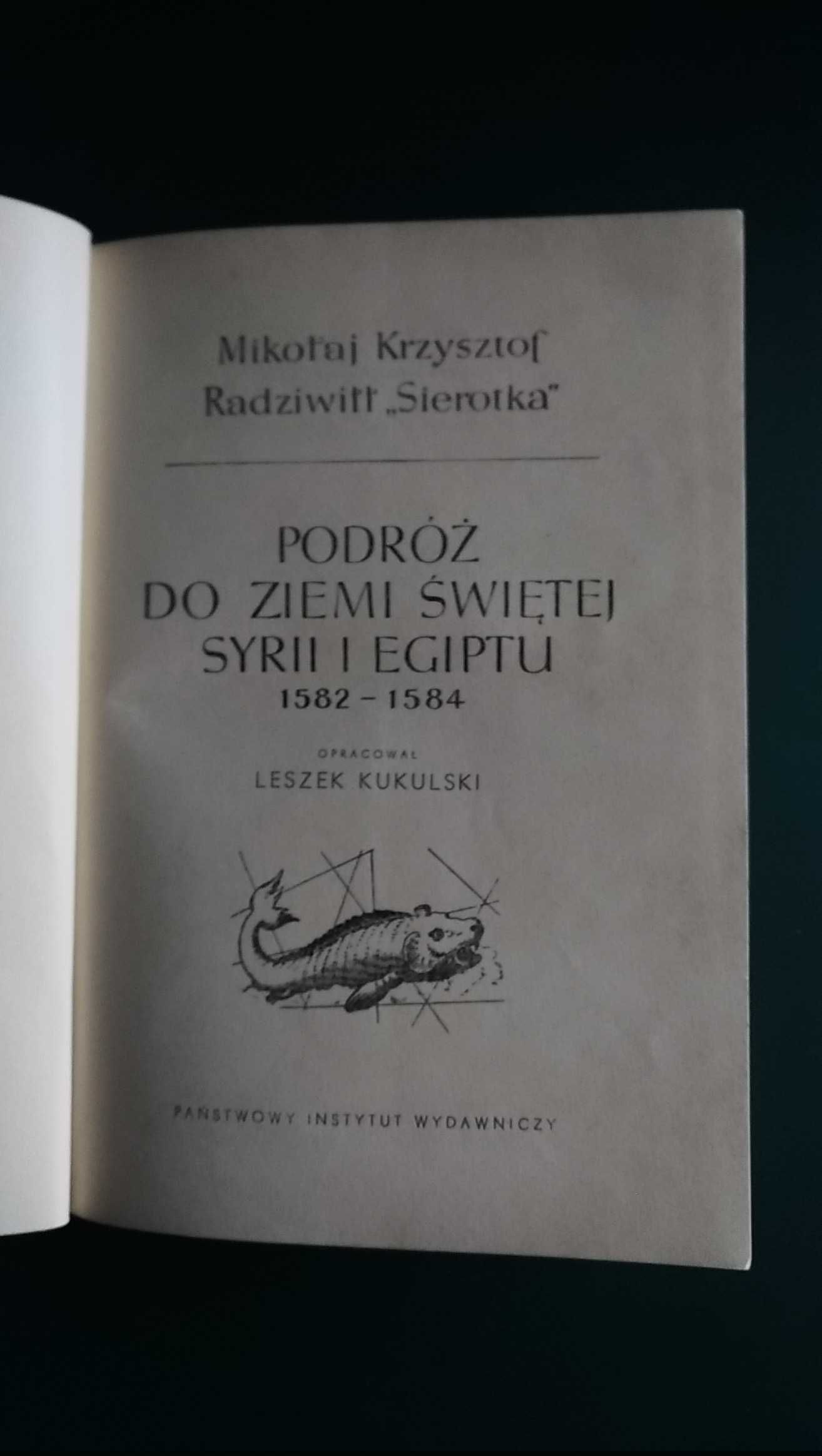 Podróż do Ziemi Świętej Syrii i Egiptu, Radziwiłł