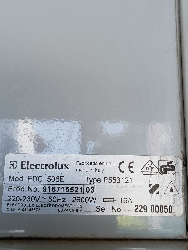 Máquina de secar roupa Electrolux