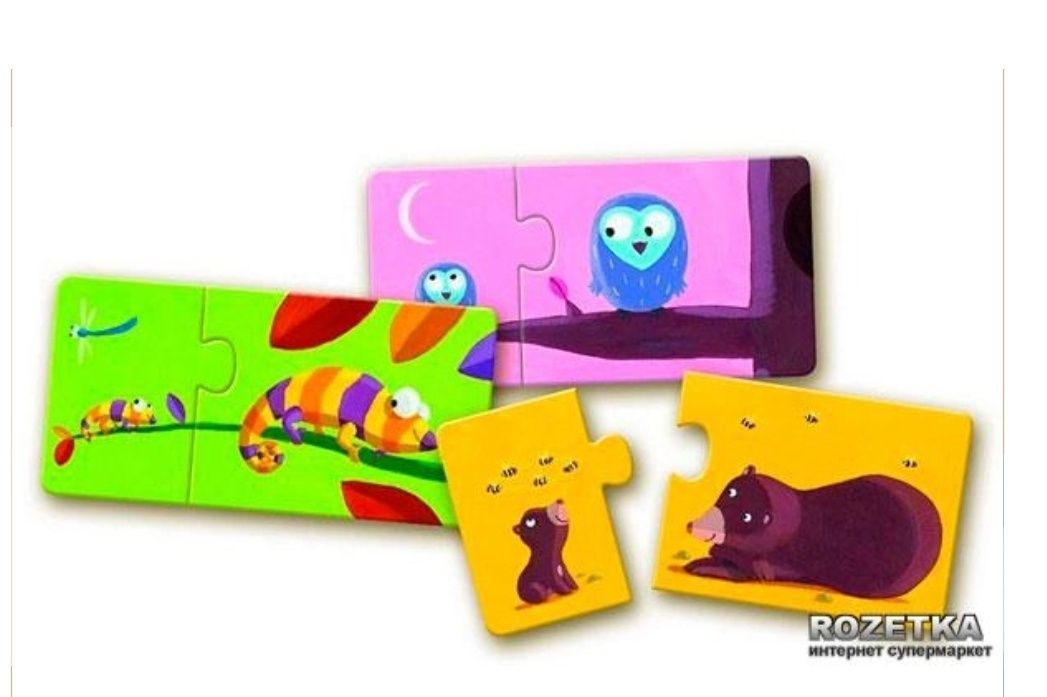 Djeco puzzle duo 2+ пазли baby & mom