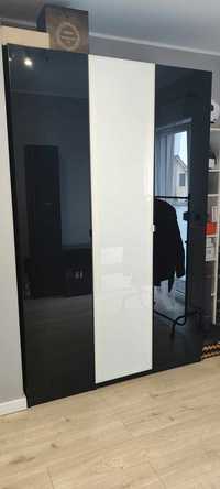 Drzwi Fronty do Szafy Pax Ikea czarno białe komplet 3 szt.