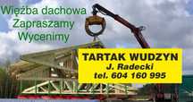 Więźba dachowa łaty 6x4 deski