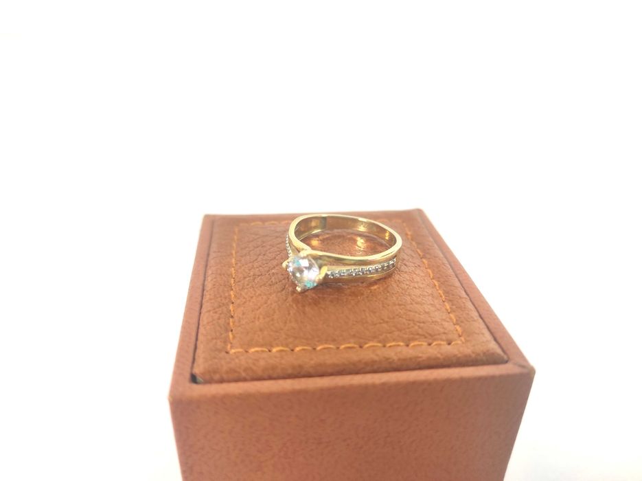 Urokliwy ZŁOTY PIERSCIONEK PR.333 Loombard Lubawa Lombard