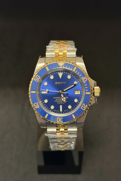 Relogio Automatico Seiko Mod Marinemaster Bluesy