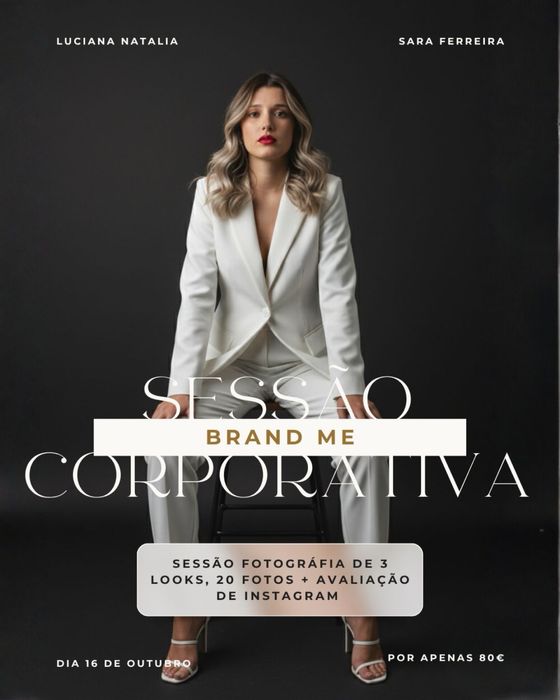 Sessão corporativa + Consultoria Instagram