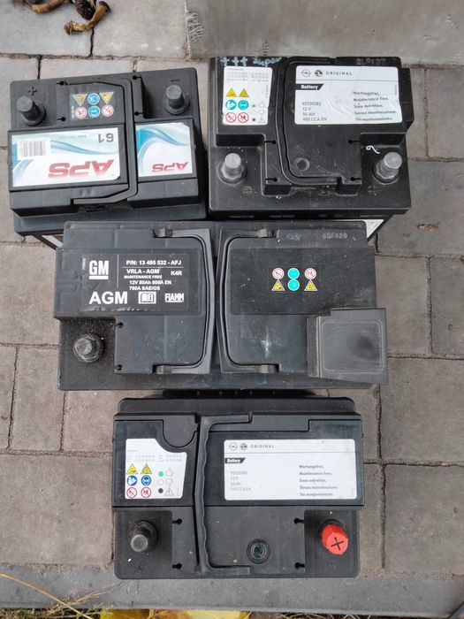 Akumulator akumulatory bateria  45Ah 450A -120Ah rozne diesel benzyna