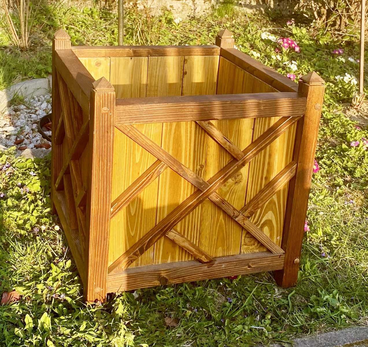 Donice Ogrodowe 50x50x50 cm na Krzewy / Kompozycje kwiatowe SOLIDNE