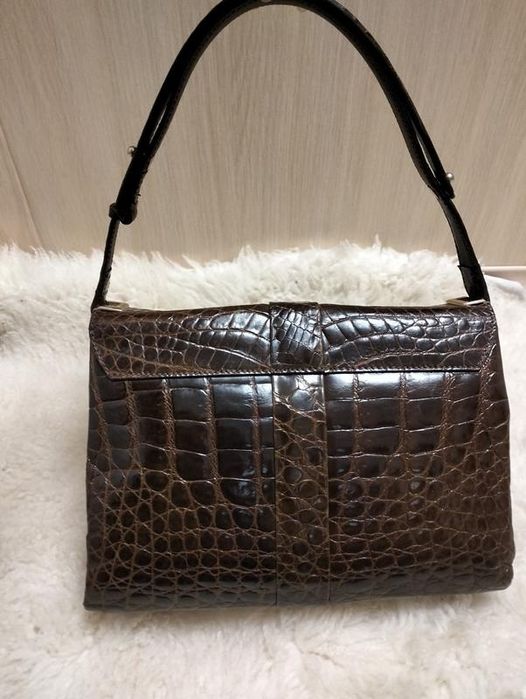 Сумка з натуральної шкіри крокодила Франція