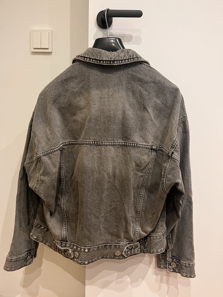 Zara kurtka jeansowa TRF oversize multi-way jacket XL-XXL