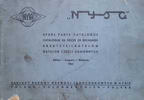 Katalog części zamiennych Nysa n59 oryginalny prl