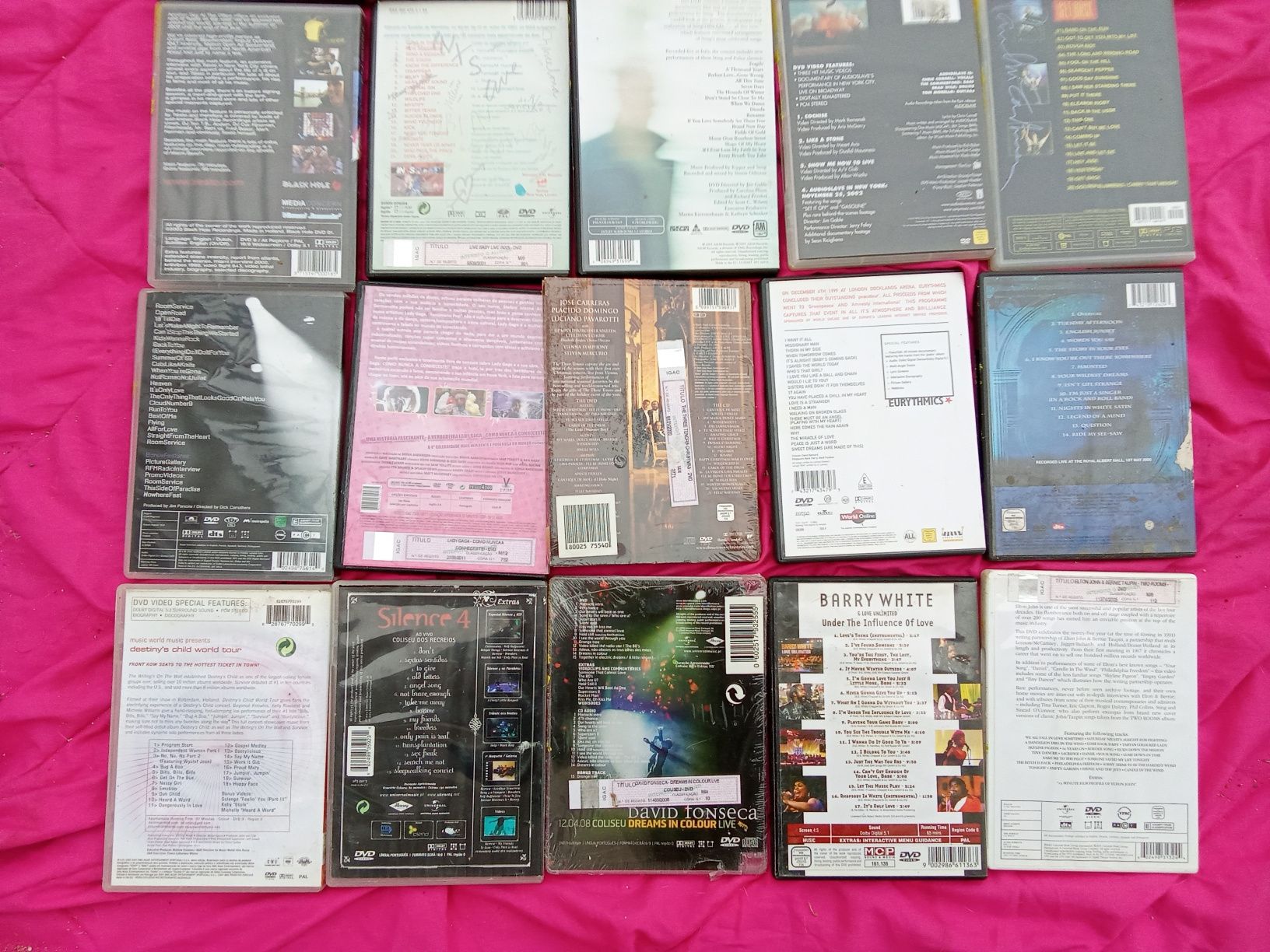 35 DVDs músicais
