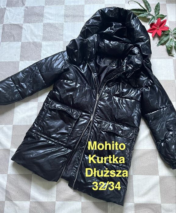 Mohito dłuższa kryka puchowa 32-36 czarna